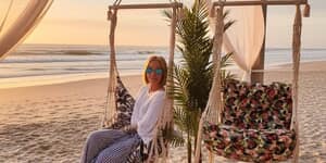 Macramé Hanging Chairs at Koekeloer