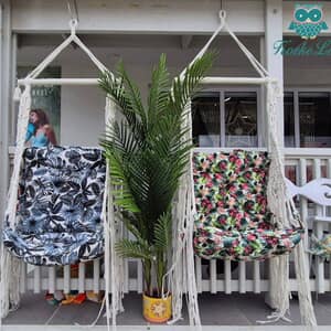 Macramé Hanging Chairs at Koekeloer