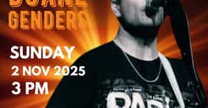 2 November 2025: Duane Genders