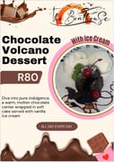 Chocolate Volcano Dessert