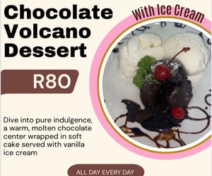 Chocolate Volcano Dessert