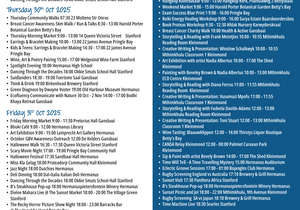 Overstrand Tourism Diary: 29 October - 2 November 2025