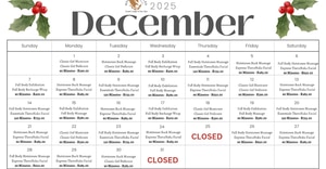 December Promotional Calendar