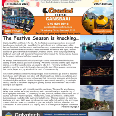 Gans-Berg News | 31 Oct 2025 Edition
