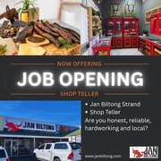 Job Opportunity: Teller in Strand!