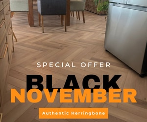 FinFloor Authentic Herringbone Laminate