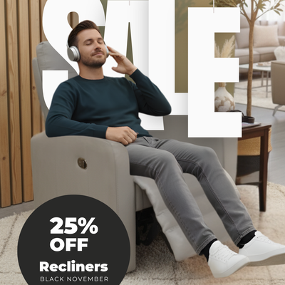 25% Off Recliners Until 30 November 2025!
