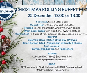 DE VETTE MOSSEL HERMANUS - CHRISTMAS MENU!