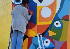 INCREDIBLE PROGRESS ON OUR 19th GGAP MURAL!