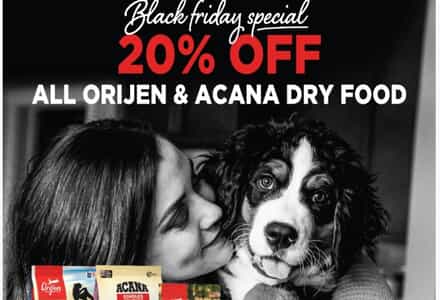 Black Friday Special at The Pet Grocer!
