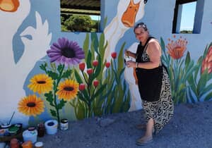 Stunning GGAP Mural Brightens Gansbaai Market