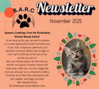 BARC Animal Welfare November Newsletter Highlights