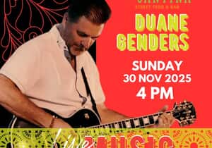 Duane Genders Live + Music Line-Up!