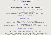 Benguela New Year's Eve Celebration Dinner