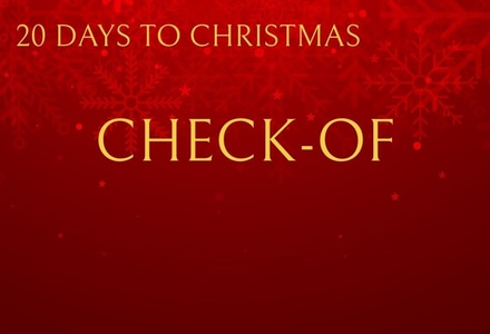 20 Days to Christmas: Check-off Time