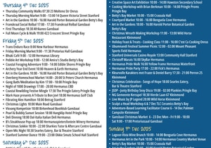 Overstrand Tourism Diary: 3 - 7 December 2025