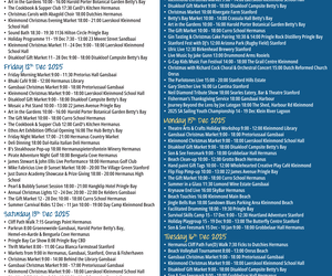 Overstrand Tourism Diary: 10 - 16 December 2025