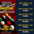 POOL COMPETITIONS! - Johnny's - Xplorio™ Gansbaai