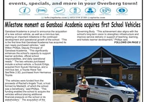 Gans-Berg News | 19 December 2025 Edition