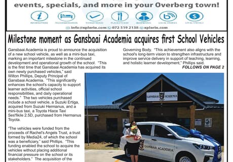 Gans-Berg News | 19 December 2025 Edition