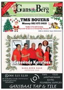 Gans-Berg Nuus / News | 26 December 2025 Edition