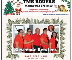 Gans-Berg Nuus / News | 26 December 2025 Edition