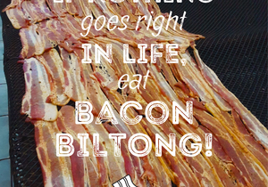 Bacon Biltong at Jan Biltong Kleinmond