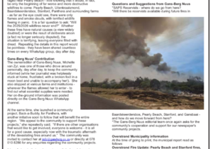 Gans-Berg Nuus - 16 January 2026