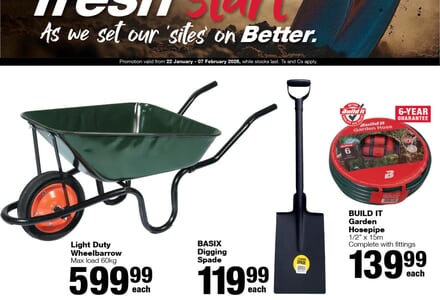 Month-End Building Material Specials