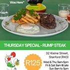 Thursday Rump Steak Special