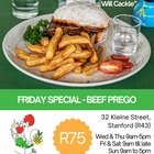 Friday Beef Prego Special