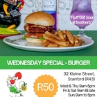 Wednesday Burger Special at Jolly Rooster!