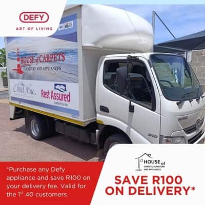 DEFY DELIVERY DEAL at House of Carpets