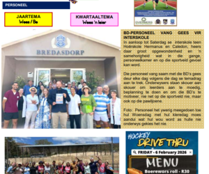 Bredasdorp High School Newsletter | 30 January 2026