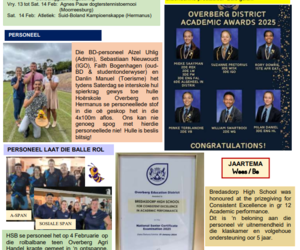 Bredasdorp High School Newsletter | 6 Feb 2026