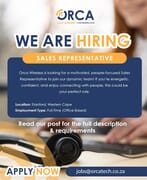 We're Hiring: Full-Time Sales Representative (Office-Based)