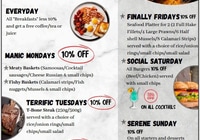 Weekly Specials at The Boathouse Pub & Restaurant!