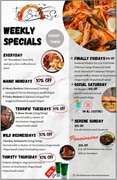 Weekly Specials at The Boathouse Pub & Restaurant!