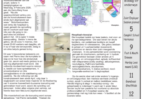 Gans-Berg News | 13 February 2026