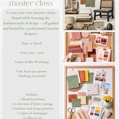 21 March 2026: Mood Board Master Class