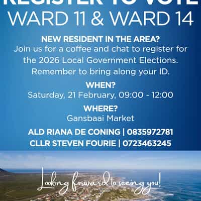 REGISTER TO VOTE: WARD 11 AND WARD 14