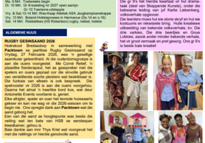 Bredasdorp High School Newsletter | 6 March 2026