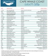 Annual Events List 2026