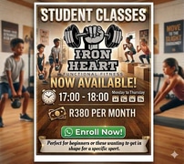 Student Classes Starting 16 March 2026!