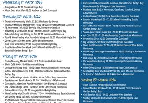 Overstrand Tourism Diary: 11 - 15 March 2026