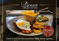 Steak, Egg & Chips Special at Gossip Corner!