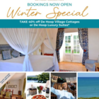 Winter Accommodation Special - 40% OFF