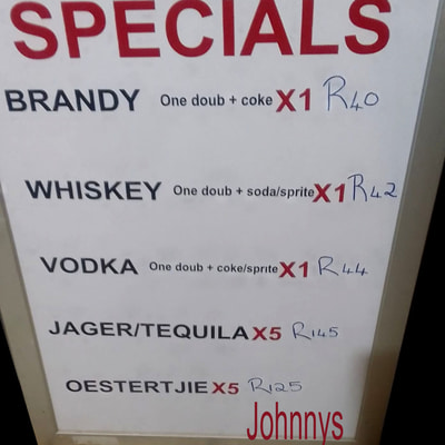 Liquor Specials