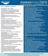 Overstrand Tourism Diary: 25 - 29 March 2026