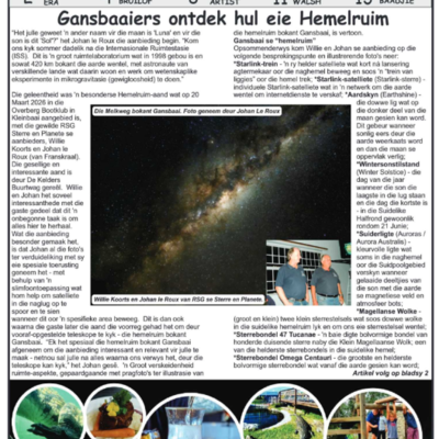 Gans-Berg Nuus / News - 27 March 2026